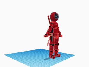 deadpool design 3D 모델