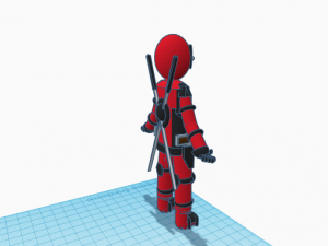 deadpool design Modèle 3D