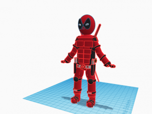 deadpool design Modèle 3D