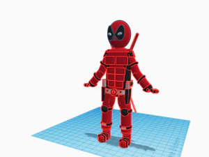 deadpool design 3D Model