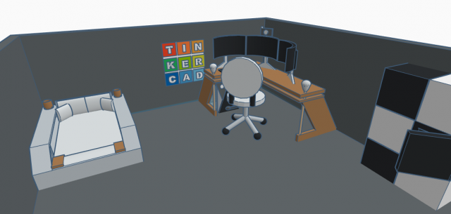 my tinkercad office design 3D मॉडल .c4d .max .obj .3ds .fbx .stl .blend 