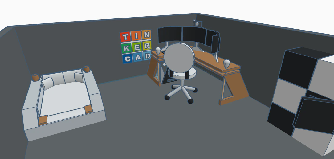 my tinkercad office design 3D Model .c4d .max .obj .3ds .fbx .stl .blend