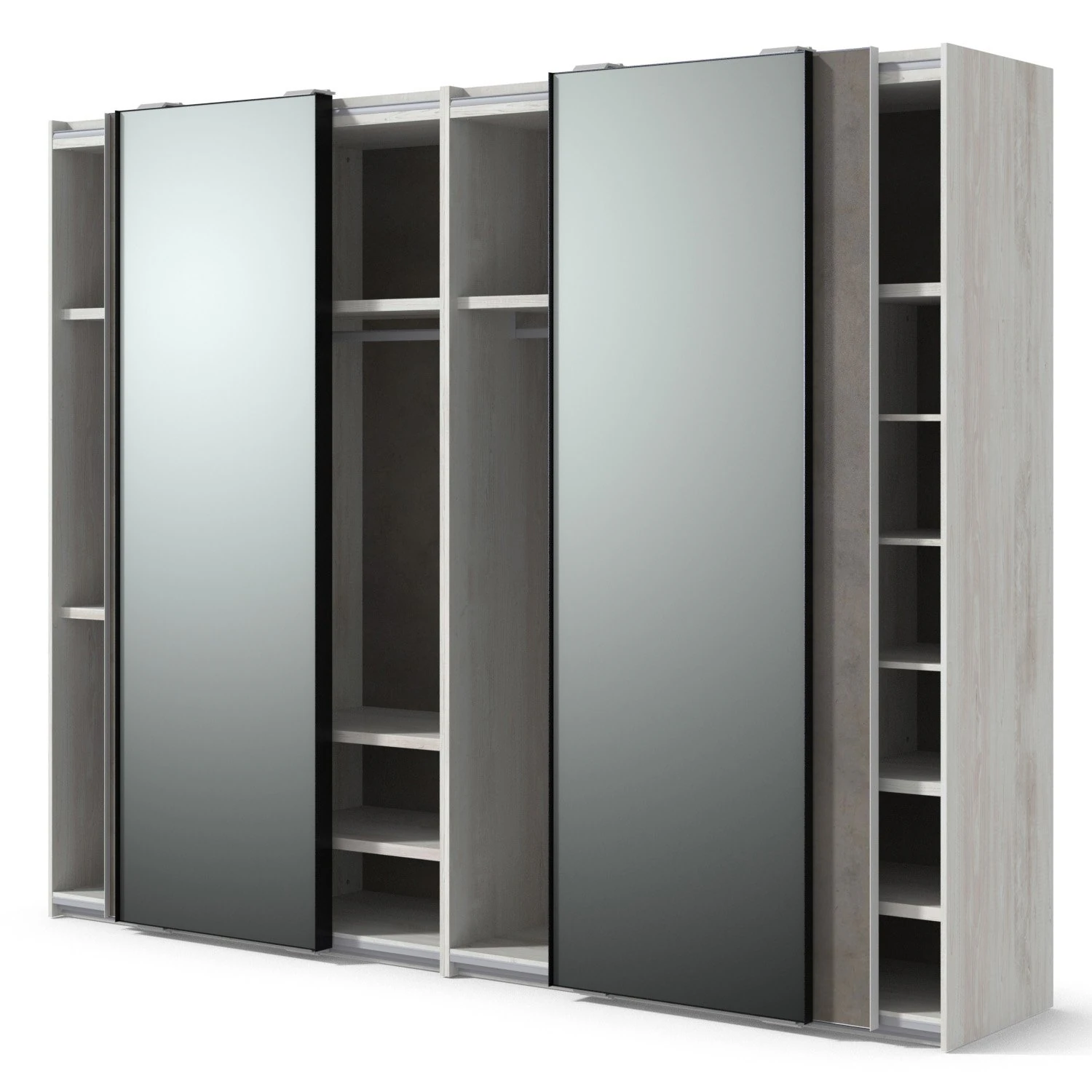 closet with mirror 3D Model .c4d .max .obj .3ds .fbx .stl .blend