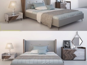 bedroom set Modelo 3D