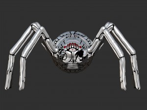 alien spider 3D 模型