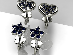 2 litle earrings 3D Принт Модель