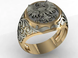 мужское кольцо 3D Принт Модель
