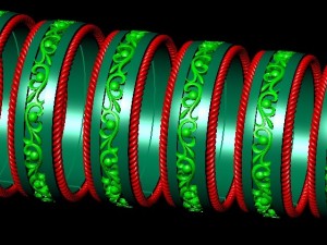 fashionable wedding ring Model 3D