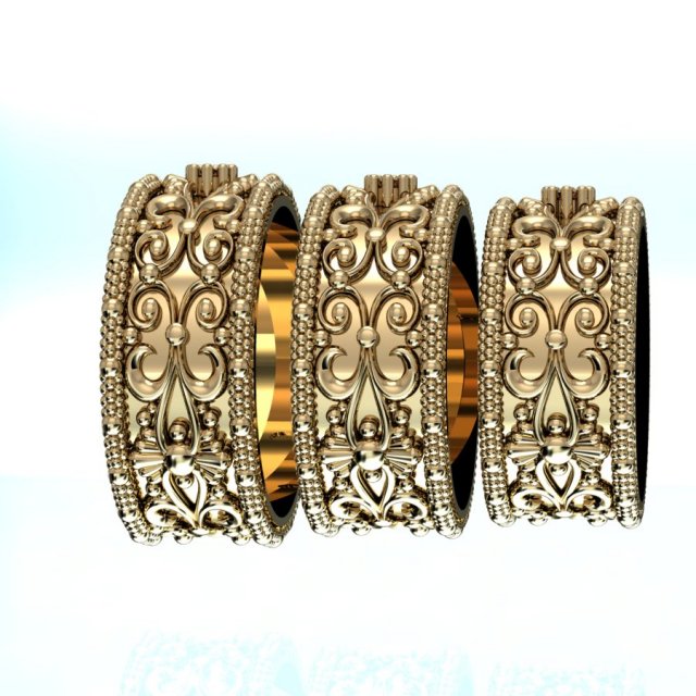 fashion wedding ring Modèles 3D en vedette .c4d .max .obj .3ds .fbx .stl .blend 