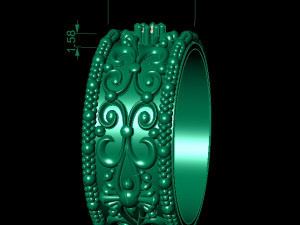 fashion wedding ring Modèles 3D en vedette