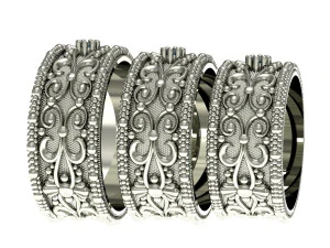 fashion wedding ring 3D Print Model