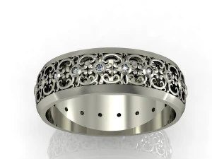 fashion wedding ring 3D Print Model