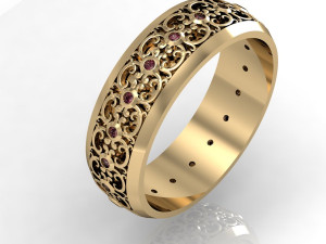 fashion wedding ring 3D Print Model