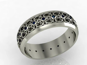 fashion wedding ring 3D Print Model