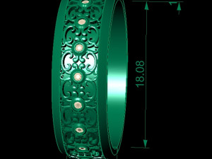 fashion wedding ring 3D Print Model