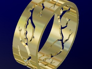 fashion wedding ring 3D प्रिंट मॉडल
