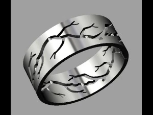 fashion wedding ring 3D Print Model