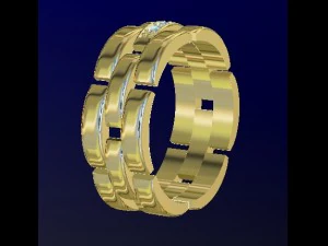 chain wedding ring 3D Print Model