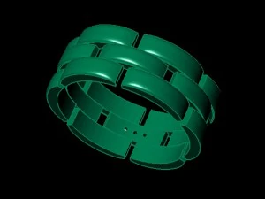 chain wedding ring 3D Print Model