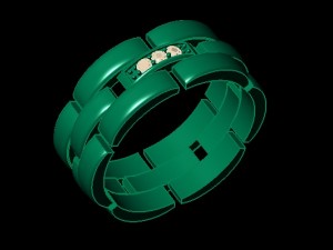 chain wedding ring 3D प्रिंट मॉडल