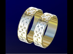 slavonic wedding ring 3D Print Model