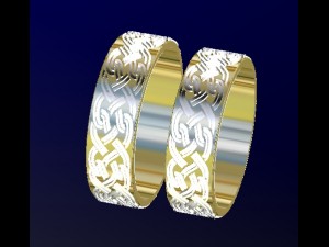 slavonic wedding ring 3D प्रिंट मॉडल