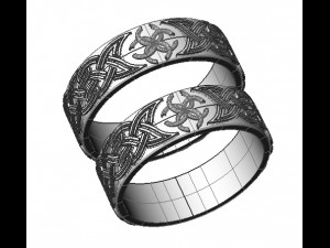 slavonic wedding ring 3D प्रिंट मॉडल
