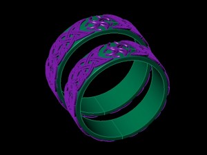 slavonic wedding ring 3D प्रिंट मॉडल