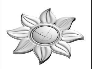 sun pendant 3D Print Model