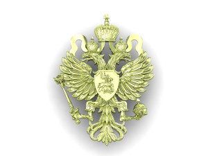 new coat of arms of the russian empire of the 19th century 3D प्रिंट मॉडल