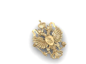 new coat of arms of the russian empire of the 19th century 3D Print Model