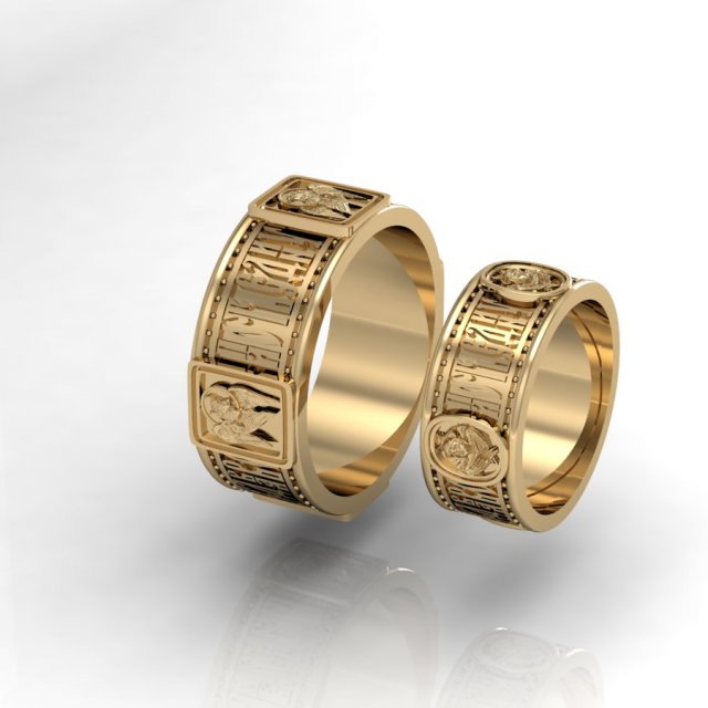 wedding rings evangelists 3D प्रिंट मॉडल .c4d .max .obj .3ds .fbx .stl .blend 