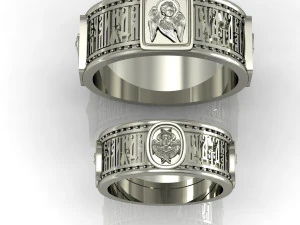 wedding rings evangelists 3D Print Model