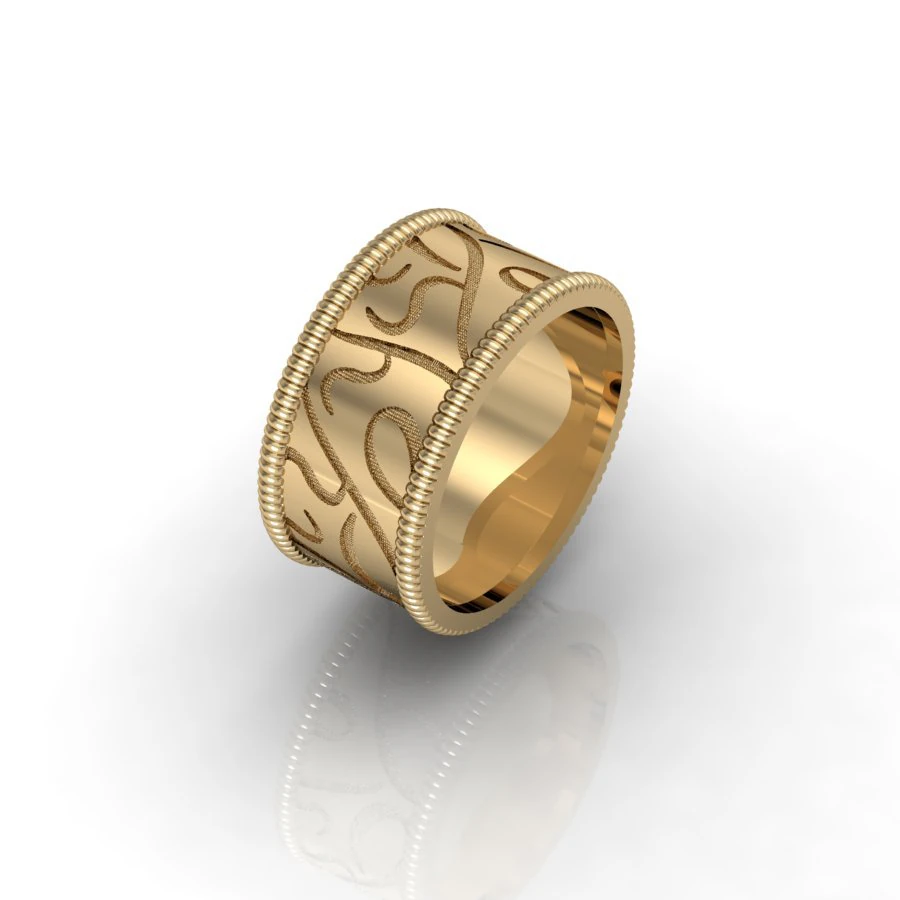 फैशन शादी की अंगूठी 3D प्रिंट मॉडल .c4d .max .obj .3ds .fbx .stl .blend 