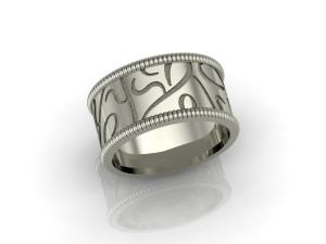 fashion wedding ring 3D प्रिंट मॉडल