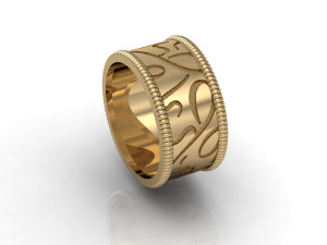 fashion wedding ring 3D प्रिंट मॉडल