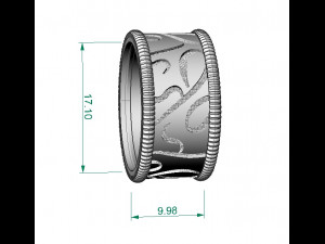 fashion wedding ring 3D प्रिंट मॉडल