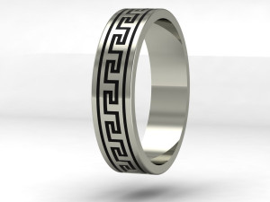 fashion greek wedding ring 3D प्रिंट मॉडल