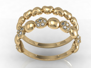 2 fashion rings 3D 프린트 모델