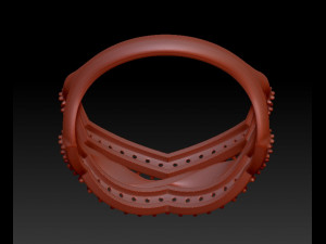 fashion right hand ring 3D प्रिंट मॉडल