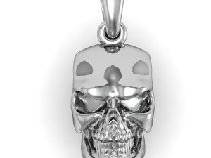 beautyful pendant angry scull 3D Baskı Modeli