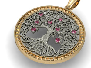 beautyful pendant tree of life 3D प्रिंट मॉडल