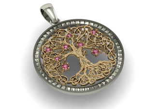 beautyful pendant tree of life 3D प्रिंट मॉडल