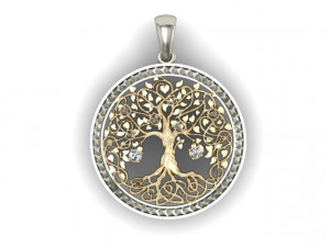 beautyful pendant tree of life 3D प्रिंट मॉडल