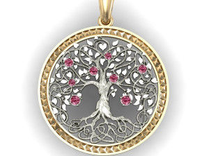 beautyful pendant tree of life 3D प्रिंट मॉडल