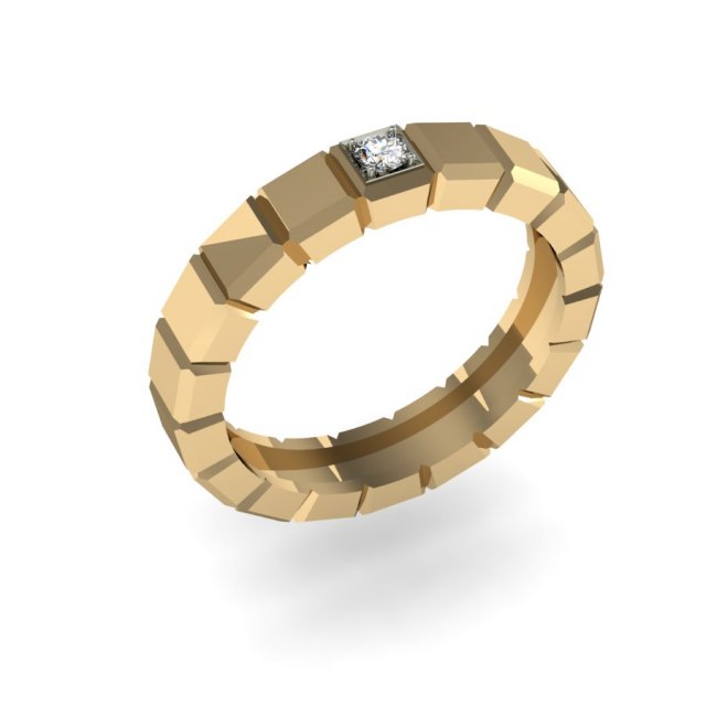 fashion ring 3D प्रिंट मॉडल .c4d .max .obj .3ds .fbx .stl .blend 
