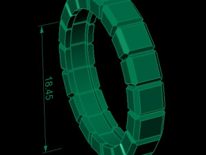 fashion ring 3D प्रिंट मॉडल