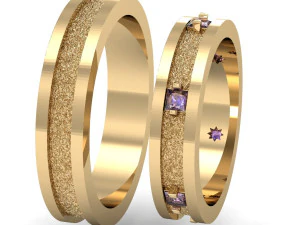 cincin kawin mode Model Cetak 3D