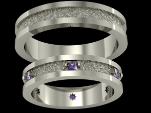 fashion wedding ring 3D Print Model