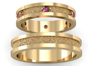 fashion wedding ring 3D Print Model